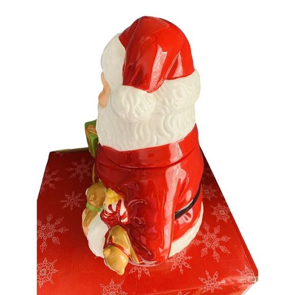 Martha Stewart 13” Santa Cookie Jar Vintage Macy’s Holiday Christmas 2011 - Picture 13 of 16